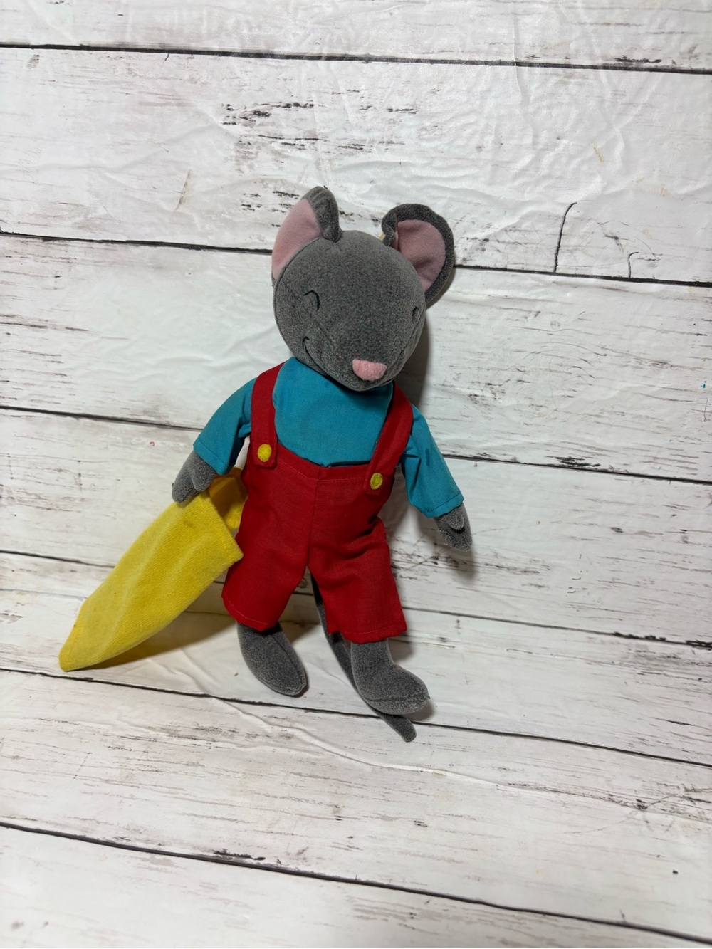 Vintage 1994 Kevin Henkes Owen Mouse Plush w/ Yellow Blanket